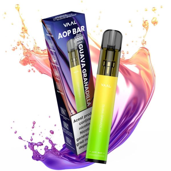 Kit VAAL AOP Bar 1000 pufuri 20mg - Guava Granadilla