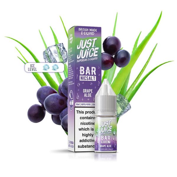 Lichid Just Juice - Bar Salt 20mg 10ml - Grape Aloe