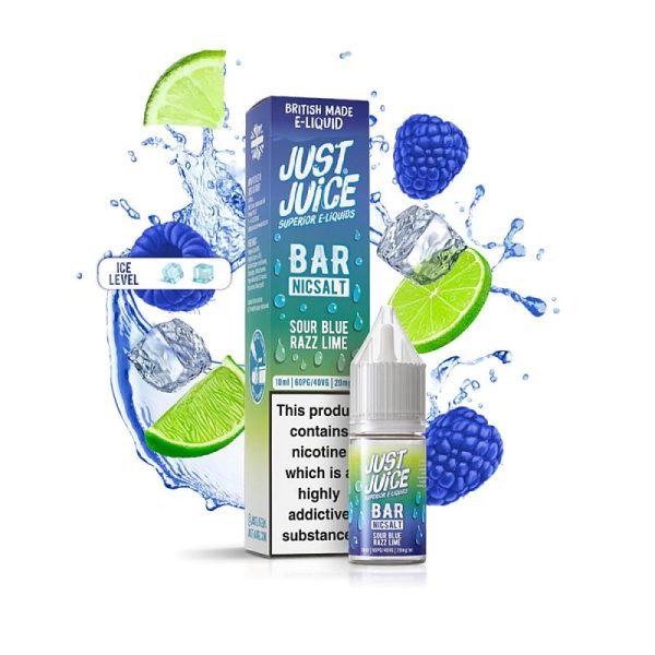Lichid Just Juice - Bar Salt 20mg 10ml - Sour Blue Razz Lime